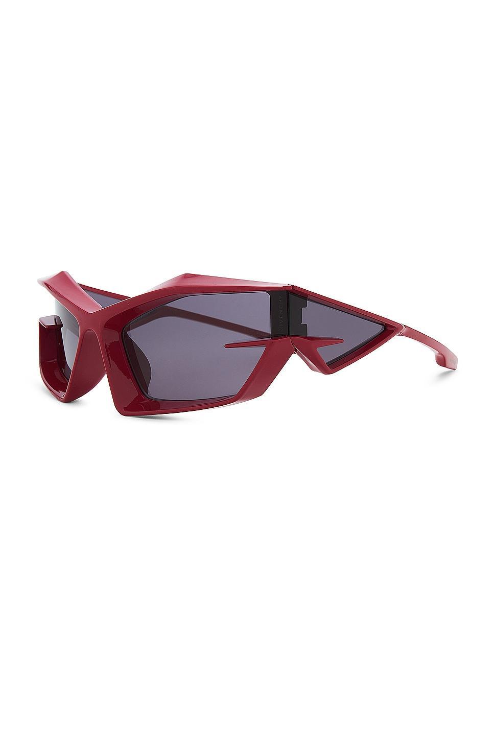 Givenchy Giv Cut Sunglasses in Red Product Image