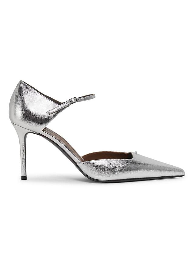 Womens Metallic Leather Pumps Product Image