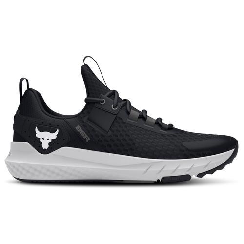 Under Armour Mens Under Armour Project Rock BSR - Mens Running Shoes White/Distant Gray/Black Product Image