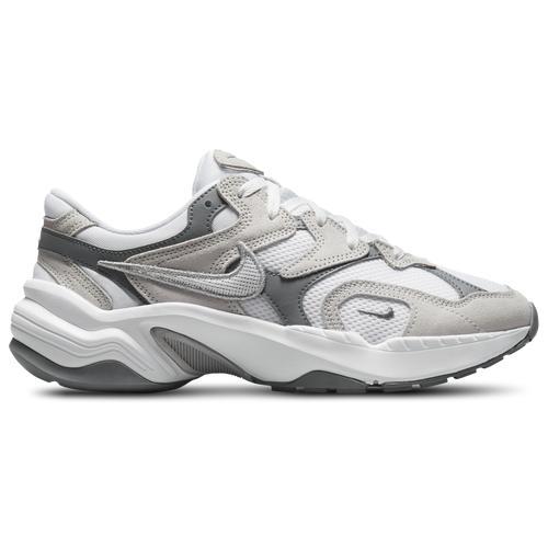 Nike Womens AL8 - Shoes White/Metallic Silver/Smoke Grey Product Image