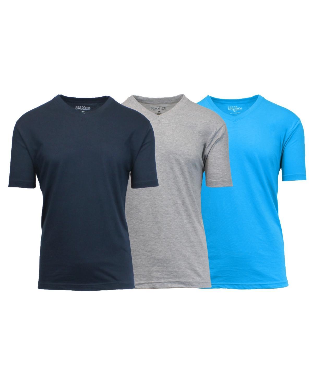 Galaxy By Harvic Mens Short Sleeve V-Neck T-shirt, Pack of 3 Product Image