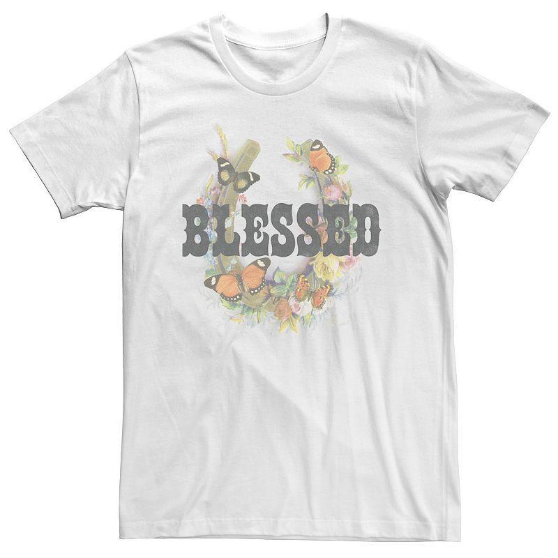 Big & Tall Fifth Sun Blessed Horseshoe Butterfly Portrait Tee, Mens Product Image