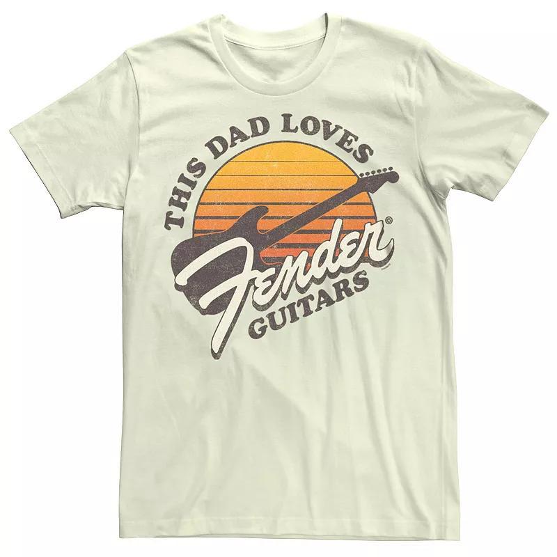 Mens Fender This Dad Loves Fender Guitars Graphic Tee Product Image