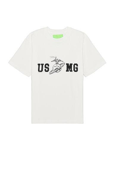 Mister Green USMG Tee White. (also in ). Product Image