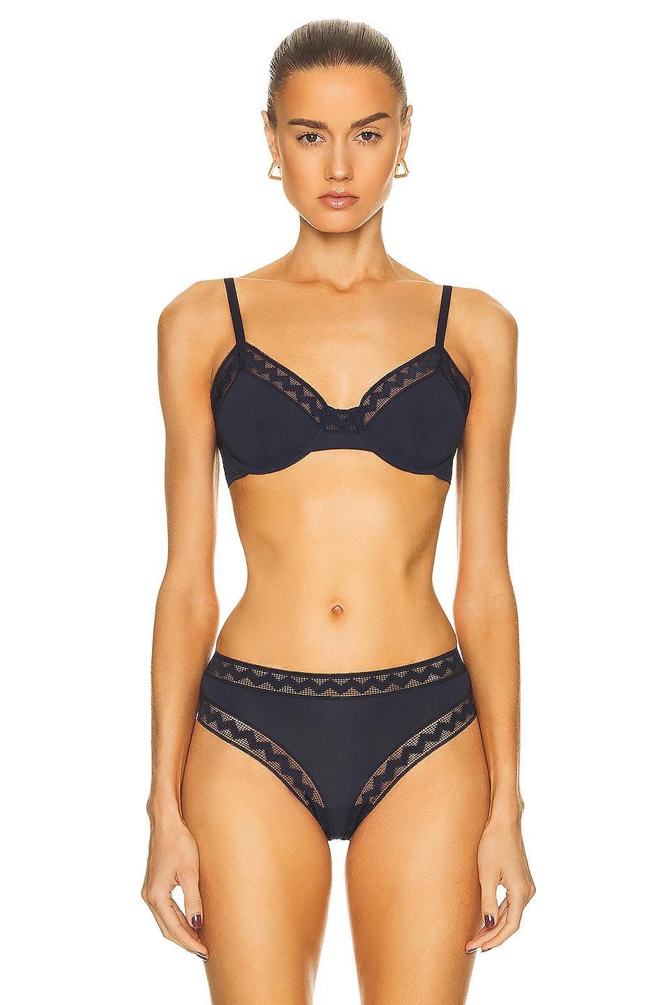 Womens Paulette Lace-Trim Bra Product Image