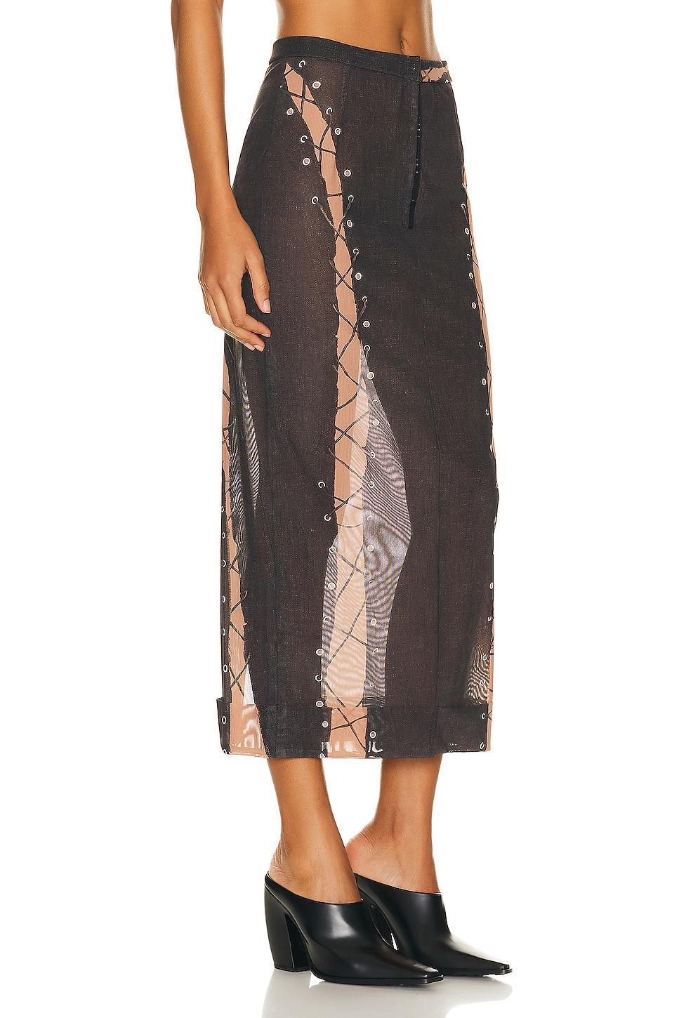 Acne Studios See Through Skirt Navy. (also in ). Product Image