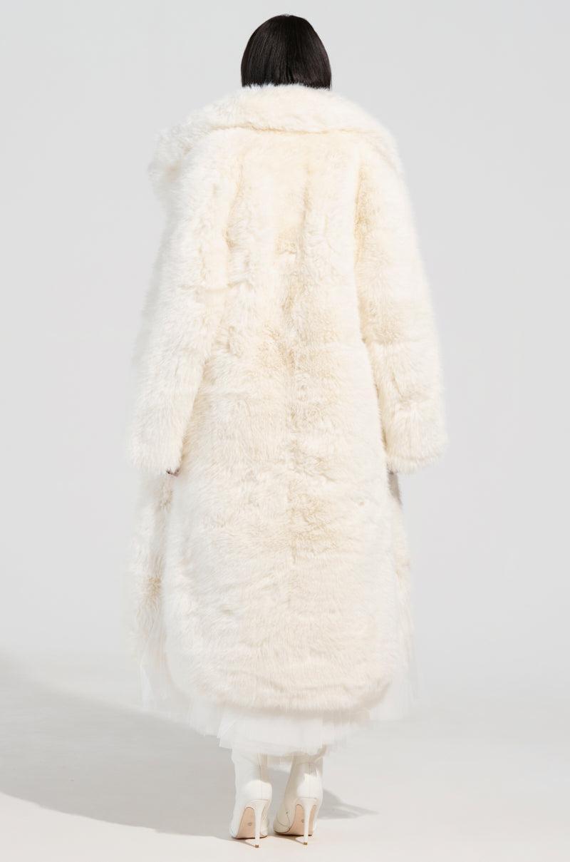 BCARDI LONG LUXE FAUX FUR TRENCH Product Image