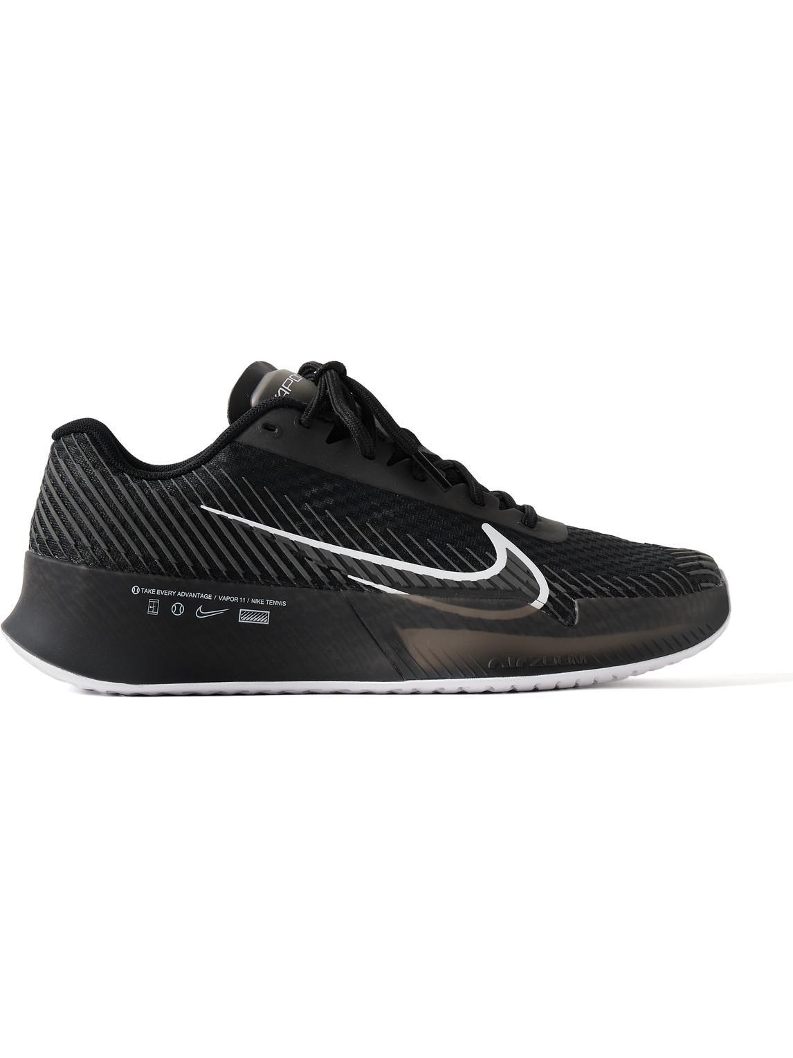 NIKE Men's Court Air Zoom Vapor 11 Hard Court Tennis Shoes In Black Product Image