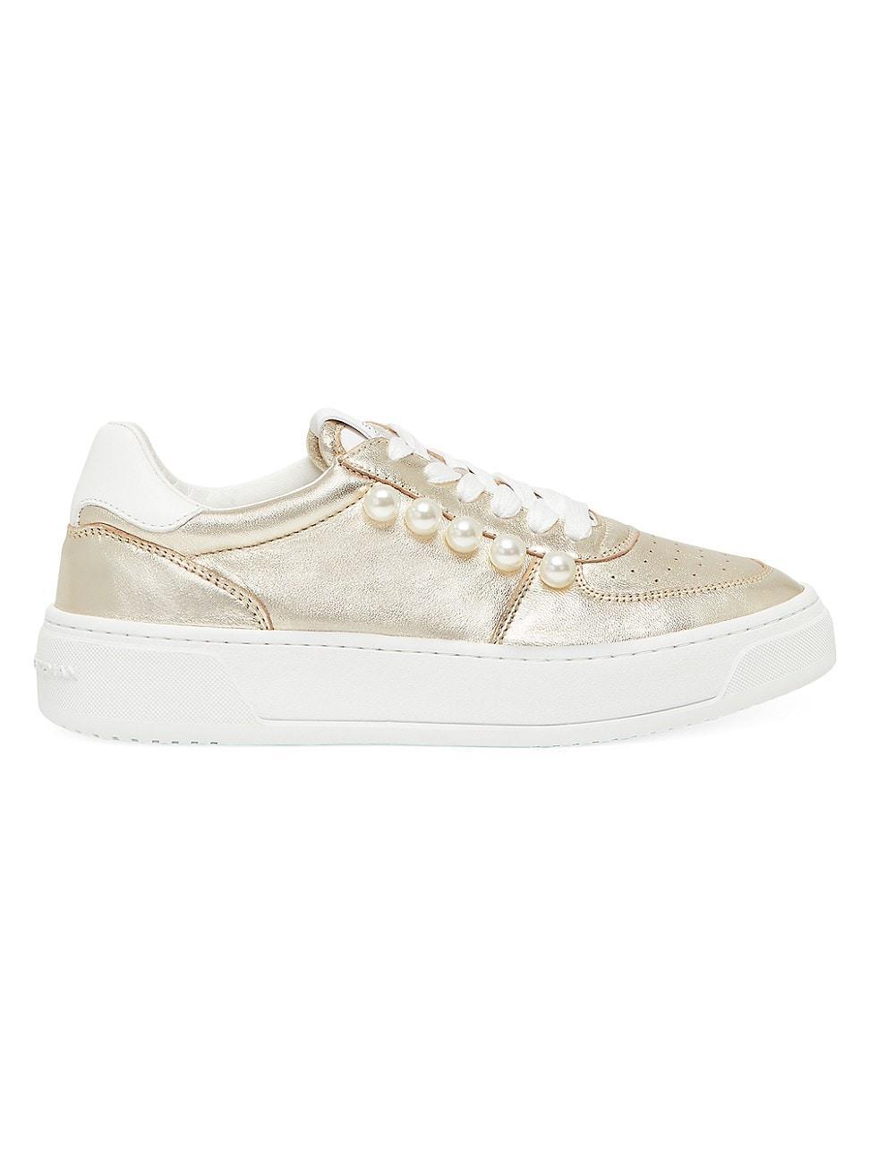 Stuart Weitzman Womens Courtside Embellished Sneakers Product Image