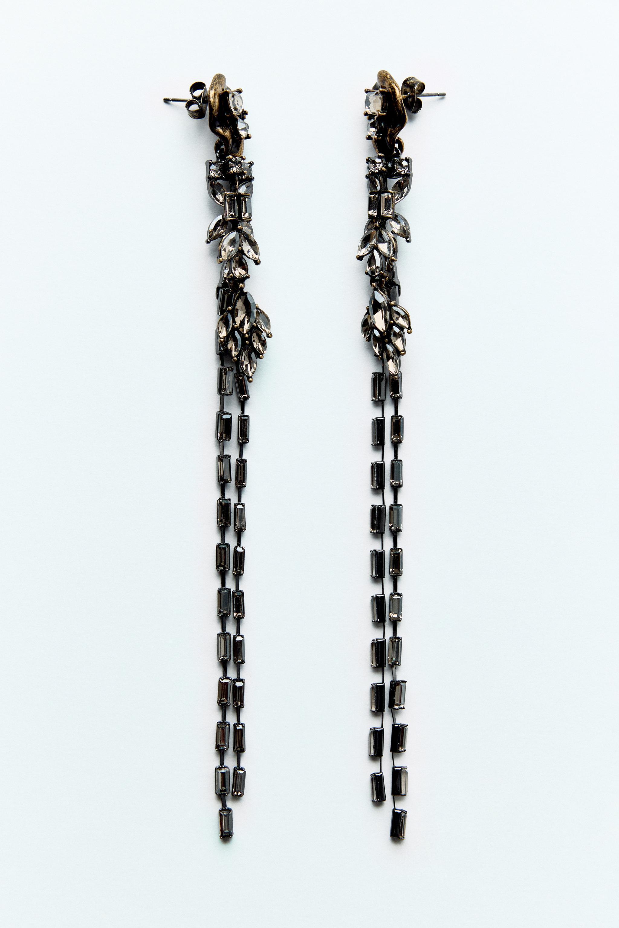 LONG JEWEL EARRINGS Product Image