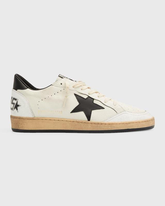 Mens Ball Star Distressed Leather Low-Top Sneakers Product Image