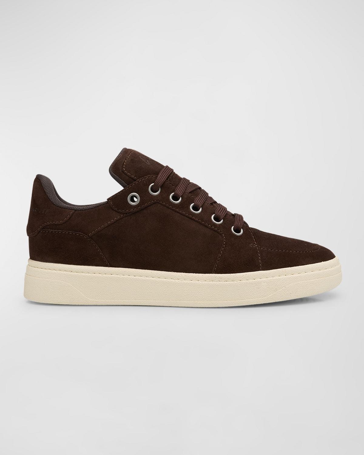 Men's Colorata Suede Low-Top Sneakers Product Image