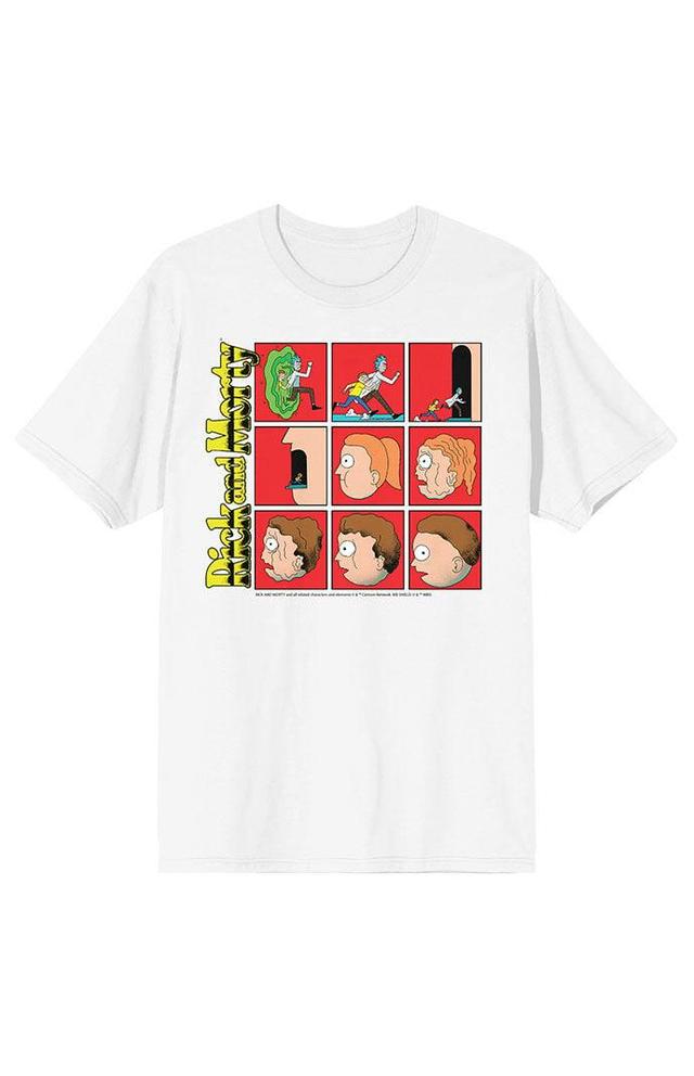 Mens Rick & Morty Panel Sequence T-Shirt Product Image