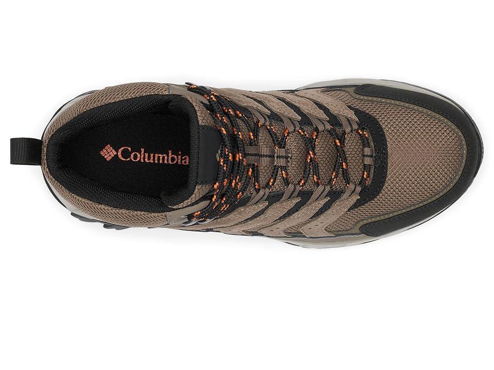 Columbia Strata Trail Mid Waterproof (Mud/Desert Sun) Men's Climbing Shoes Product Image