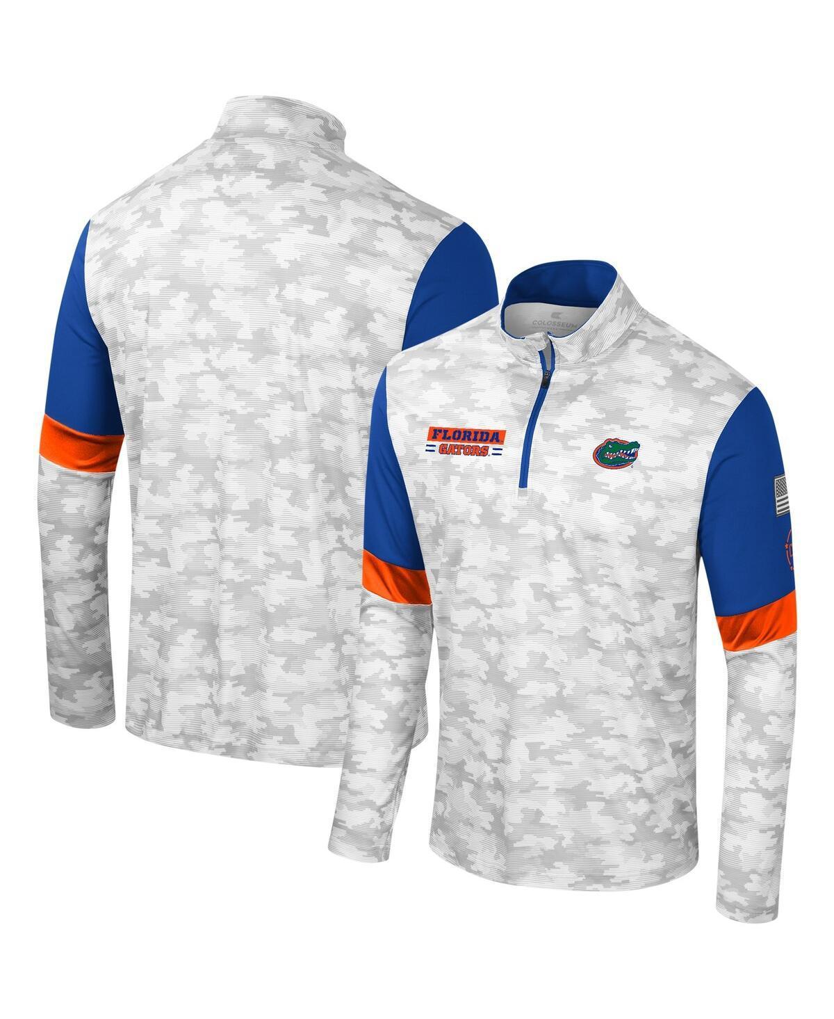 Mens Colosseum Camo Florida Gators Oht Military-Inspired Appreciation Tomahawk Quarter-Zip Windshirt Product Image