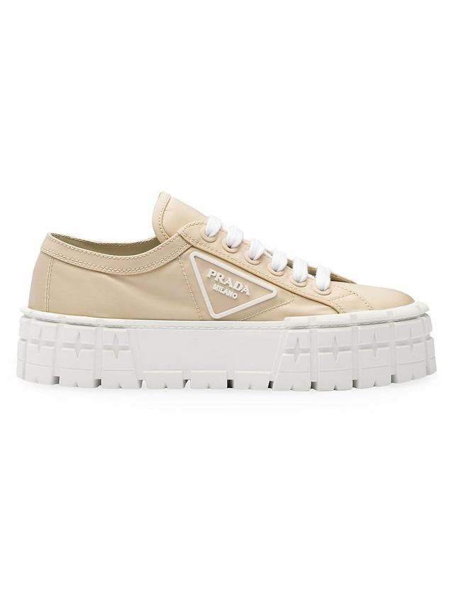 Womens Double Wheel Re-nylon Gabardine Sneakers Product Image