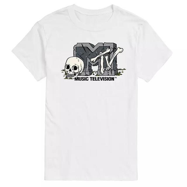 Mens MTV Grave & Skull Head Graphic Tee Product Image