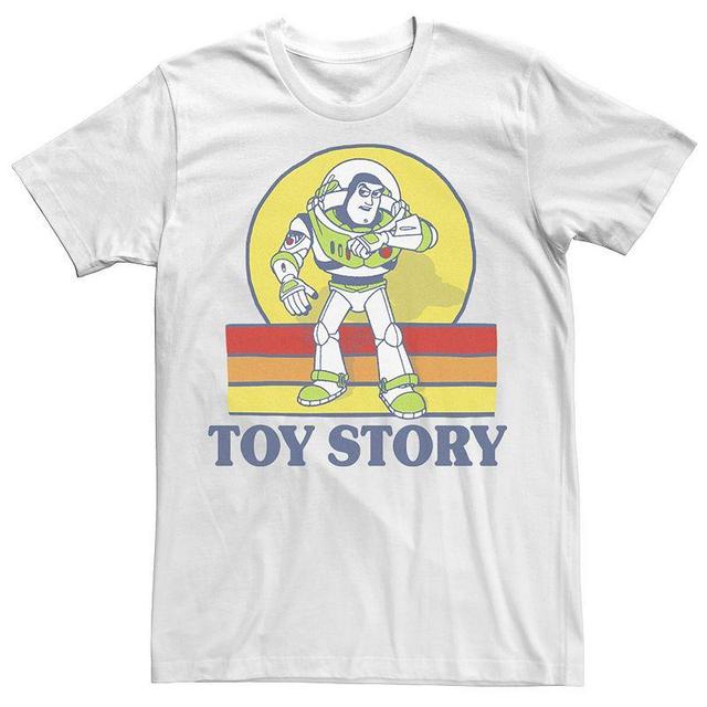 Mens Disney / Pixar Toy Story Buzz Lightyear Retro Portrait Logo Tee Product Image