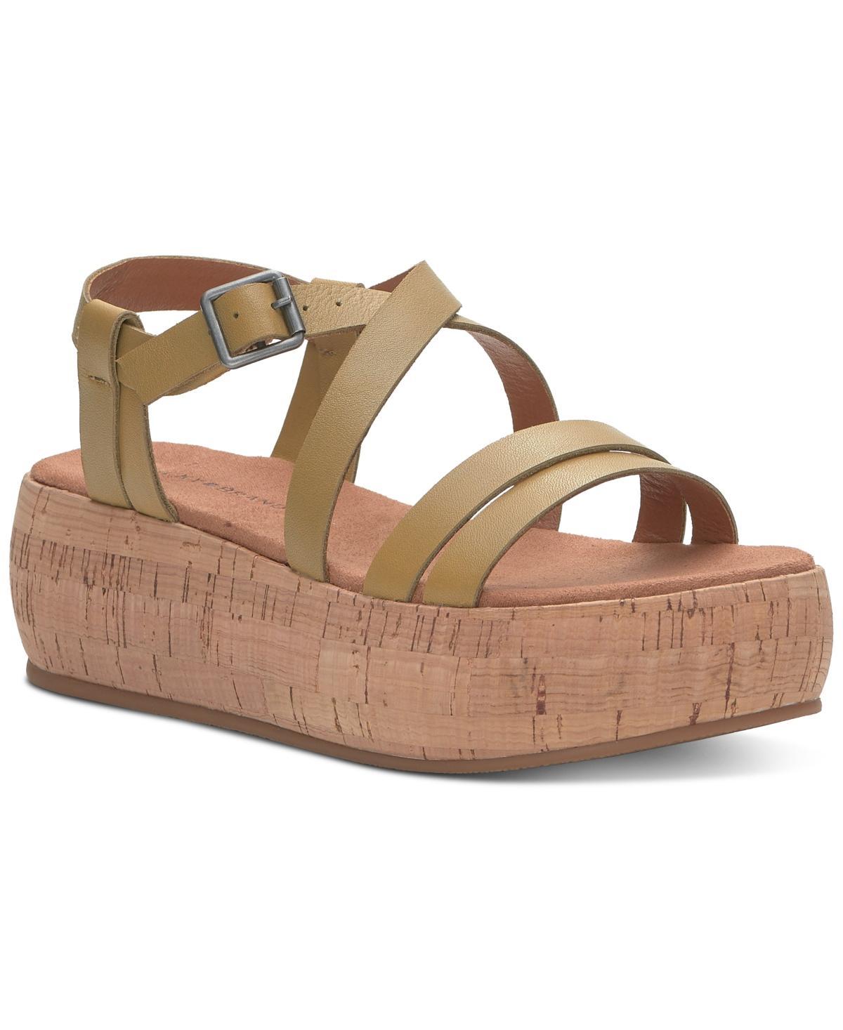 Lucky Brand Womens Jacobean Strappy Platform Sandals Product Image