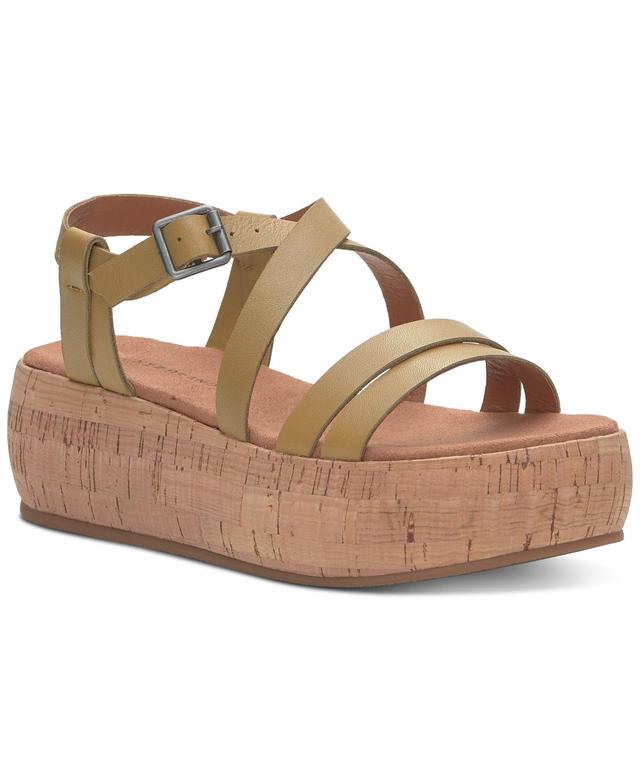 Lucky Brand Womens Jacobean Strappy Platform Sandals Product Image