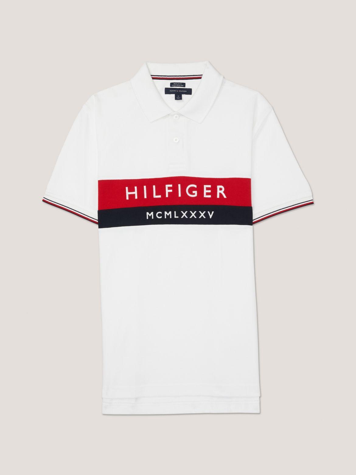 Tommy Hilfiger Men's Regular Fit Colorblock Polo Product Image