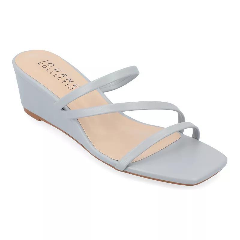 Journee Collection Womens Takarah Wedge Slip On Sandal Product Image