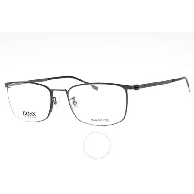 HUGO BOSS Demo Rectangular Men's Eyeglasses Boss 1351/f 0svk 55 In Black Product Image