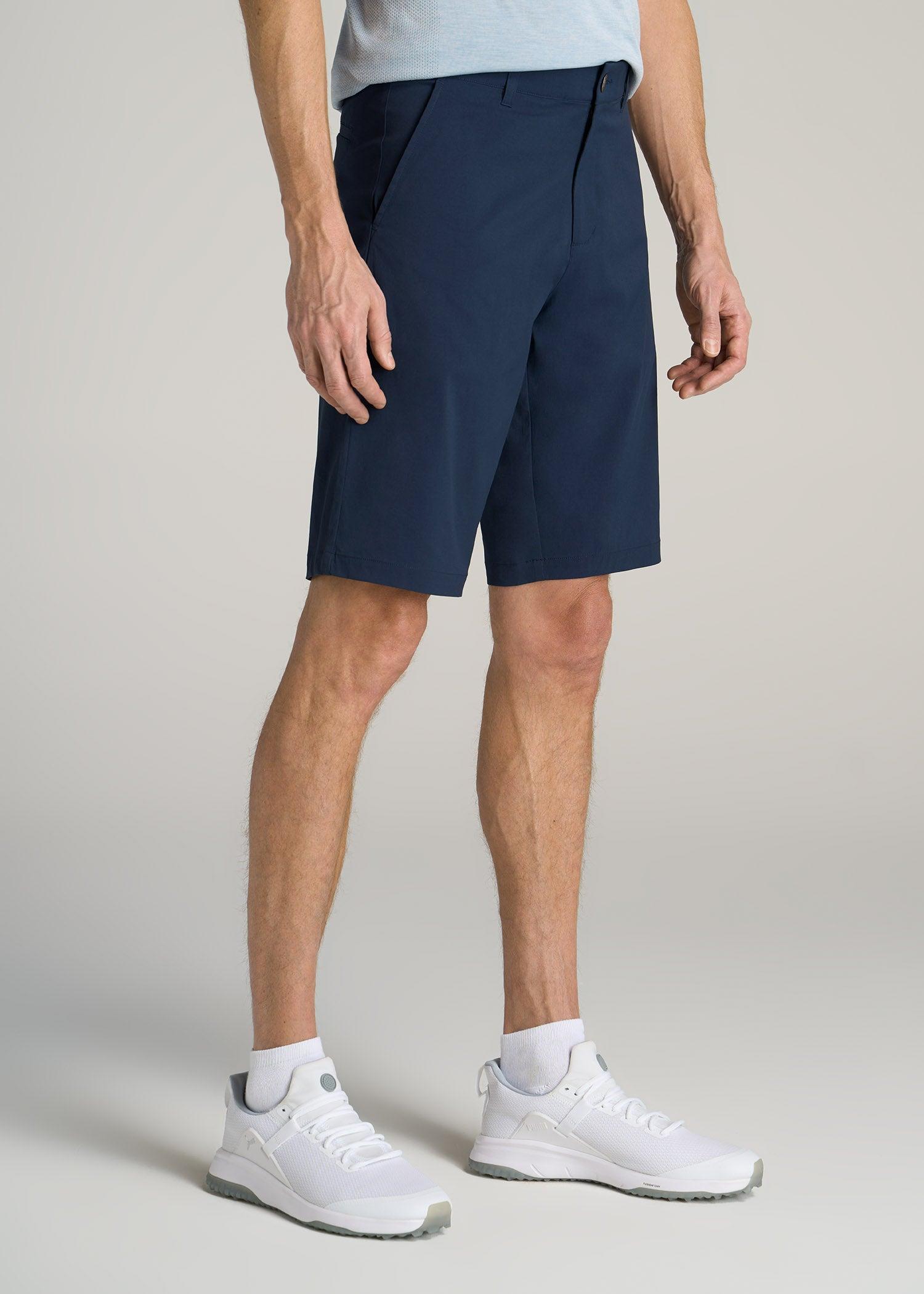 Traveler Chino Shorts for Tall Men in Marine Navy Product Image