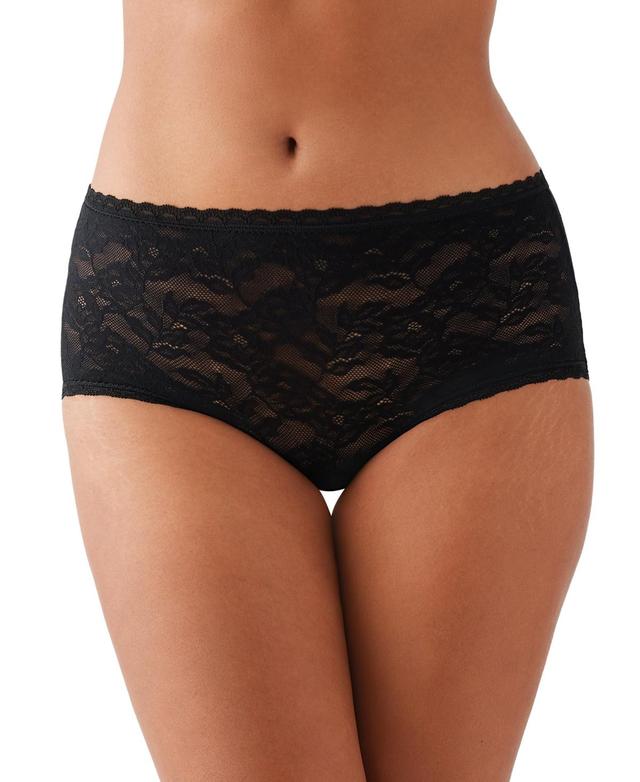 Wacoal Womens High Profile Floral Lace Briefs 875388 Product Image