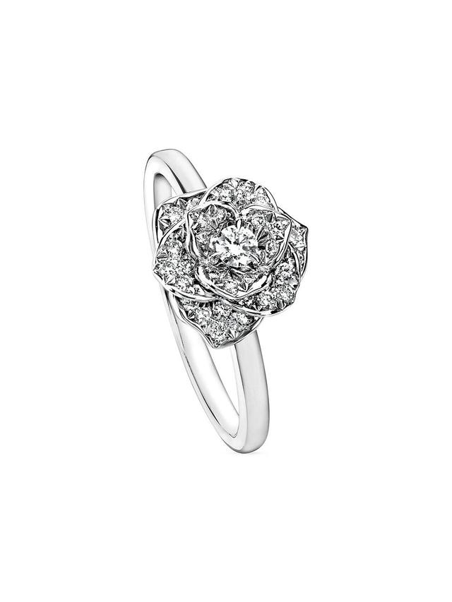 Womens Piaget Rose 18K White Gold & 0.22 TCW Diamond Ring Product Image