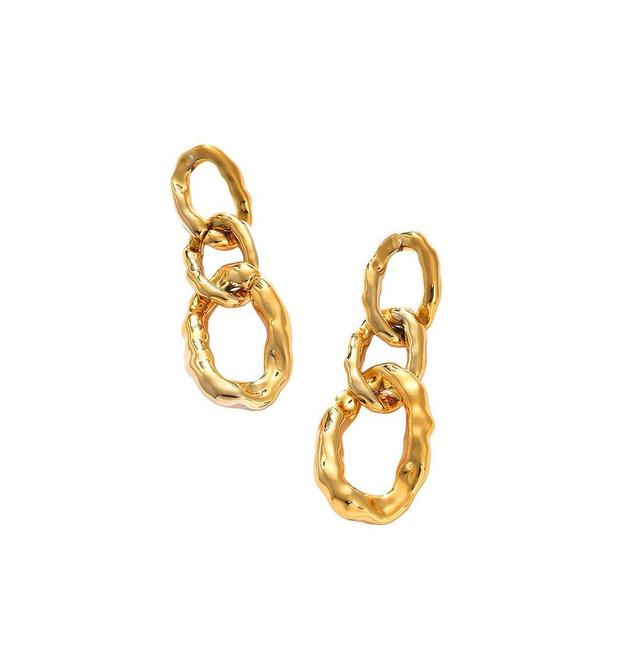 Sohi Womens Chainlink Drop Earrings Product Image