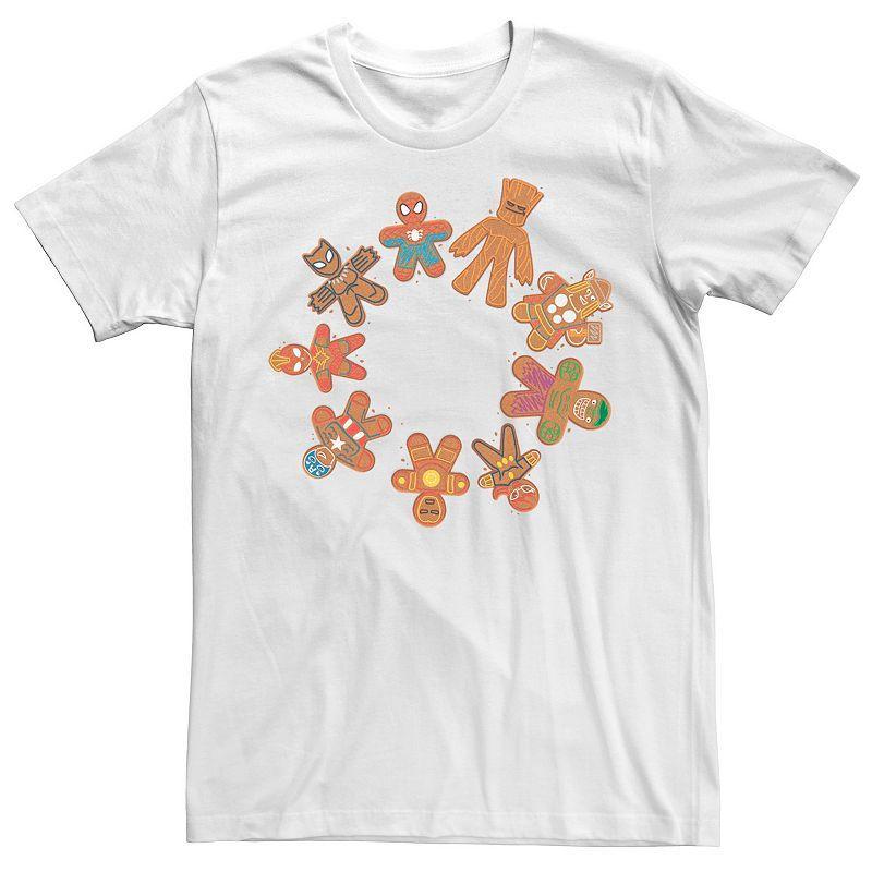 Mens Marvel Avengers Gingerbread Cookie Tee Product Image