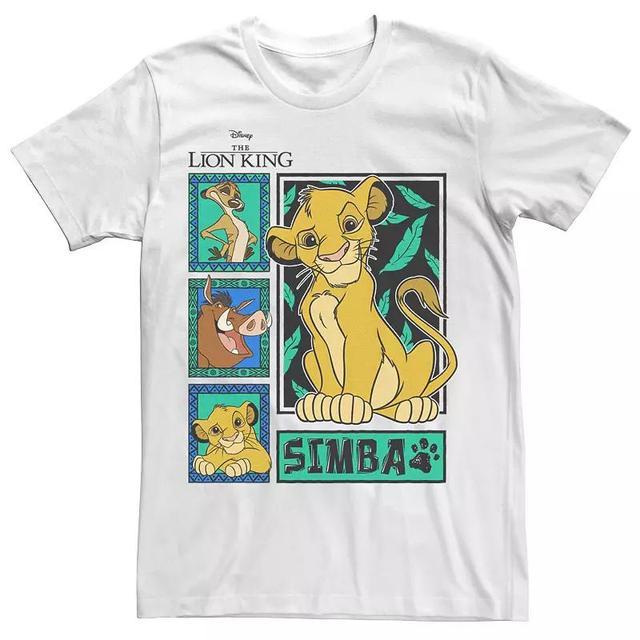 Disneys The Lion King Simba Jungle Panels Mens Tee Product Image