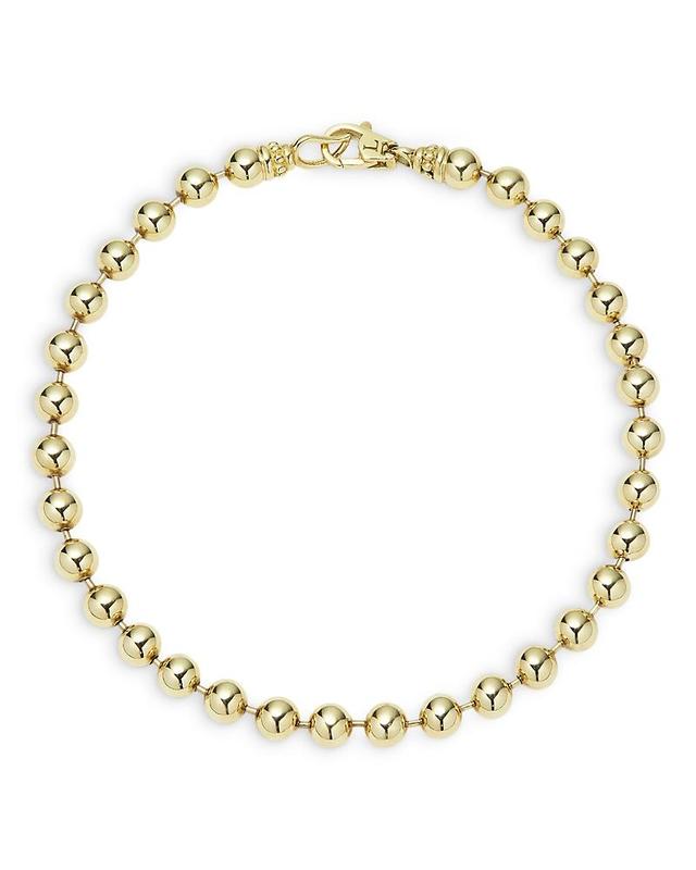 Mens 18K Gold Anthem Ball Chain Bracelet, 5mm Product Image