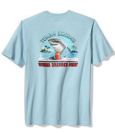 Tommy Bahama Big  Tall Shark Dressed Man Short Sleeve Graphic T Product Image