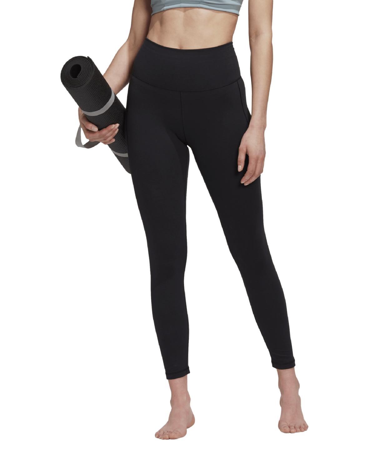 adidas Womens Yoga Studio High Rise 7/8 Leggings Product Image