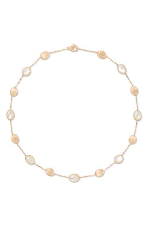 Marco Bicego 18K Yellow Gold Siviglia Mother Of Pearl Beaded Station Necklace, 16.5 - 150th Anniversary Exclusive Product Image