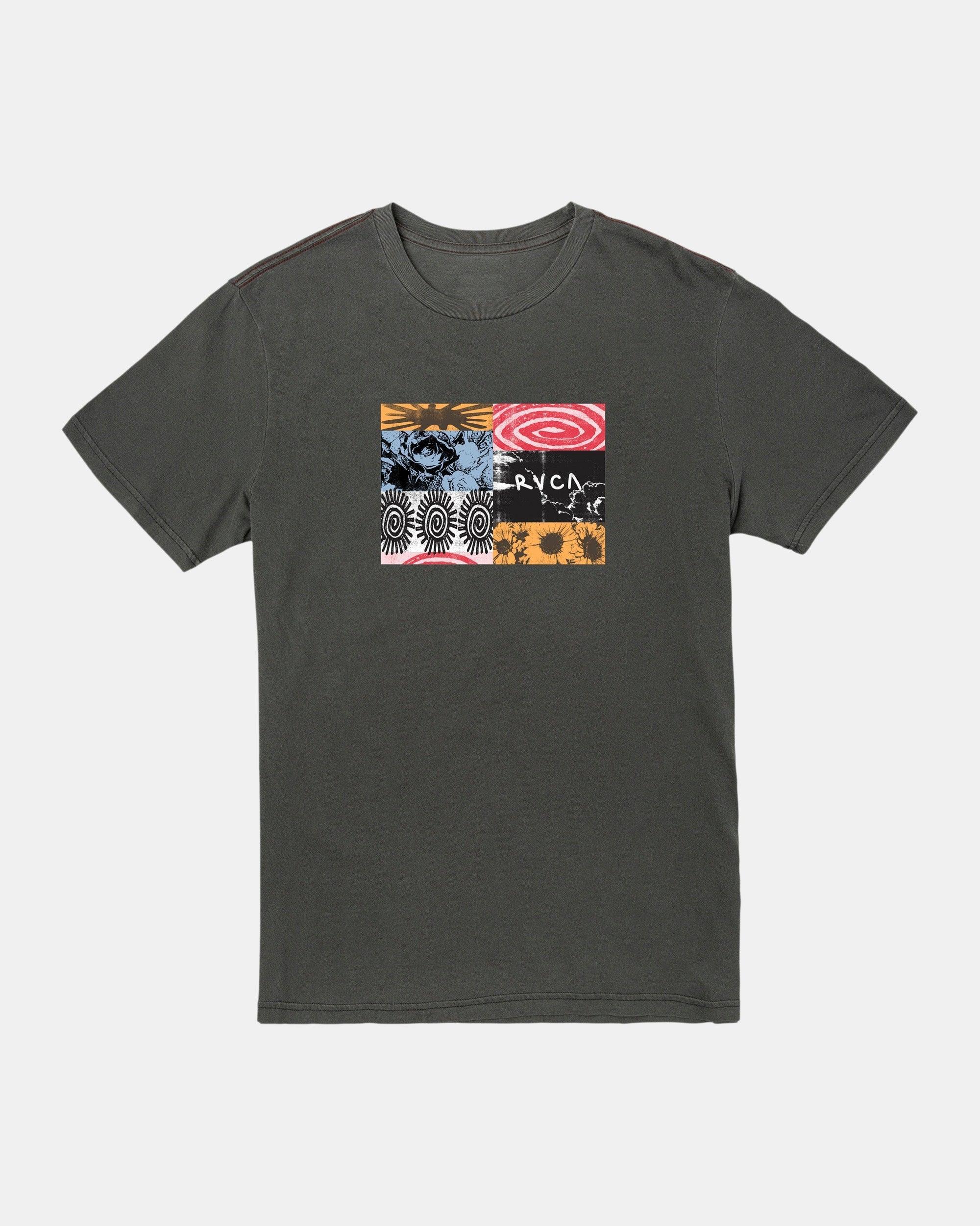 Patchwork T-Shirt - Pirate Black Product Image