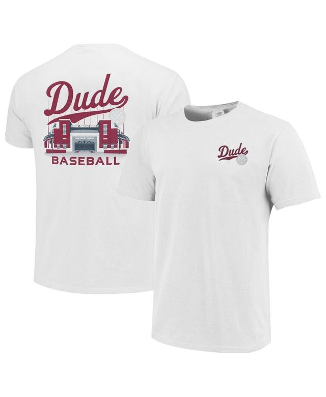 Mens White Mississippi State Bulldogs Dude Stadium Comfort Color T-Shirt Product Image