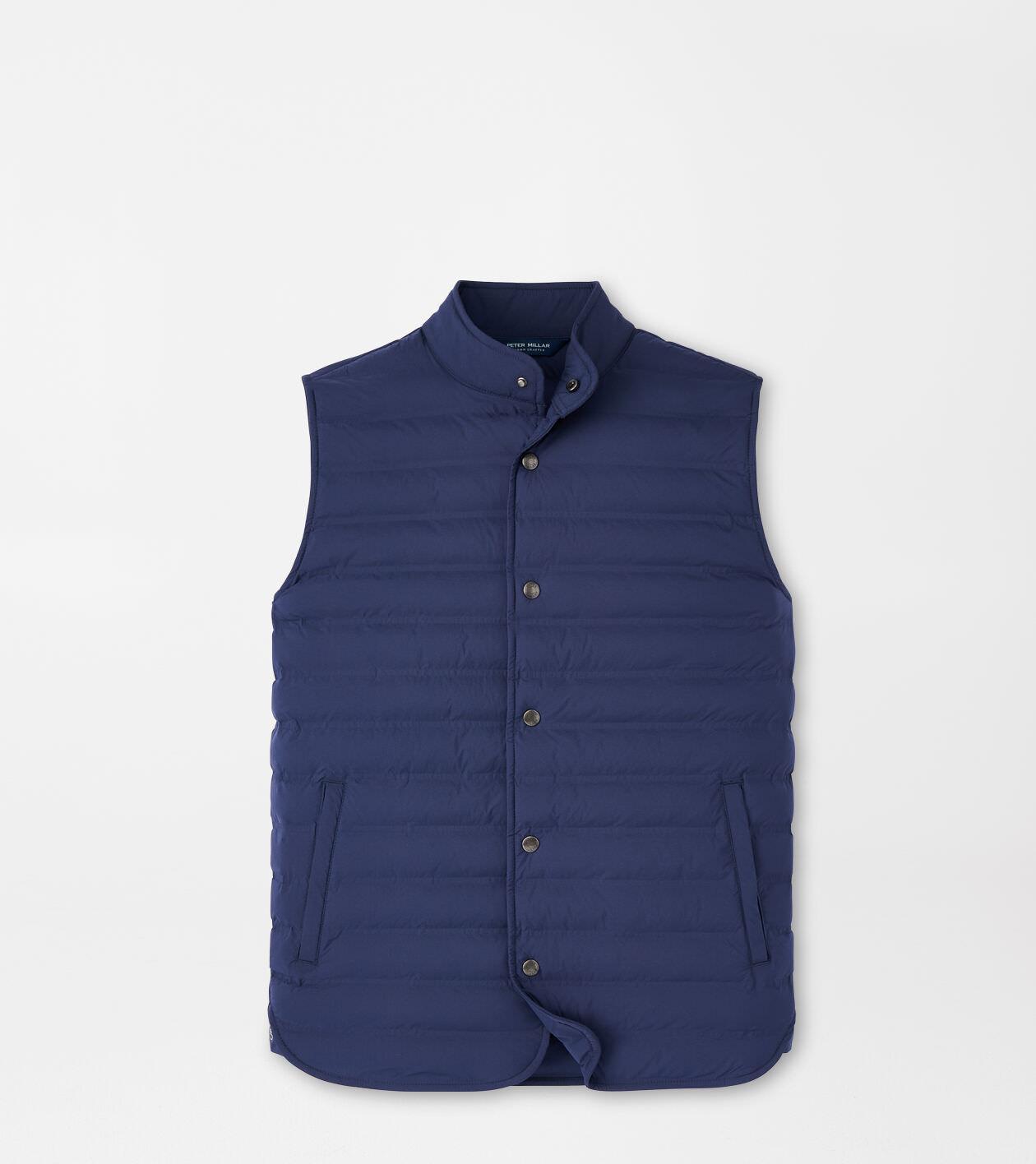 Peter Millar Mens Regent Vest | Color: Black | Size: L Product Image