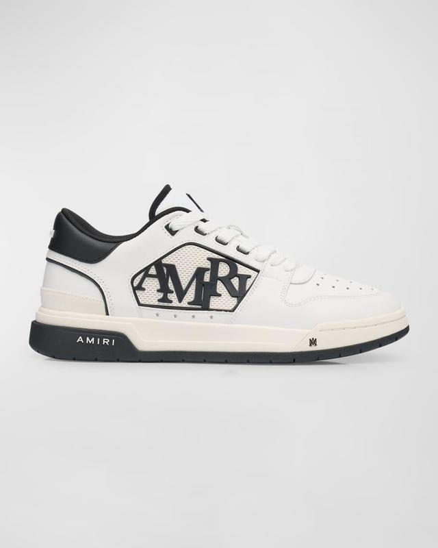 Men's Classic Leather Logo Low-Top Sneakers Product Image