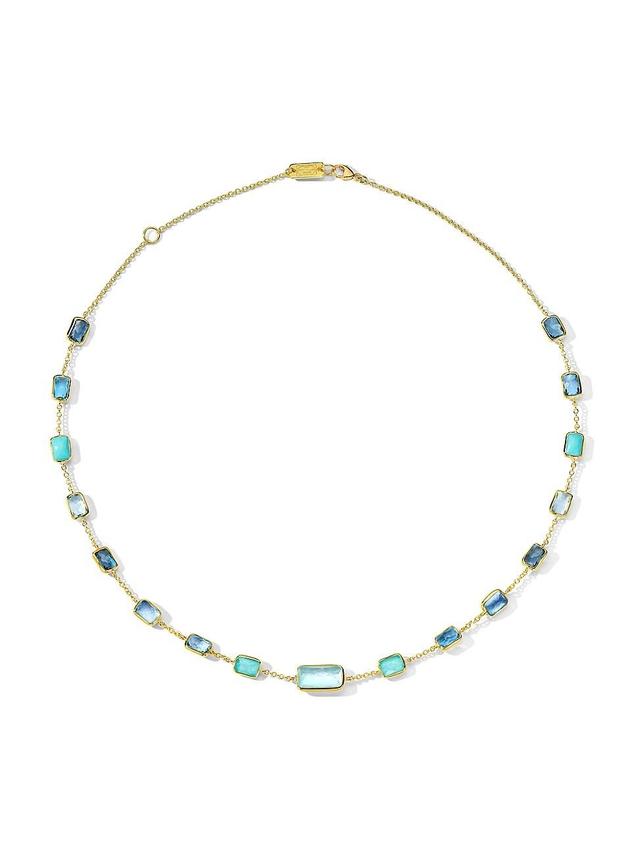 Womens Rock Candy Gelato 18K Yellow Gold & Multi-Gemstone Necklace Product Image