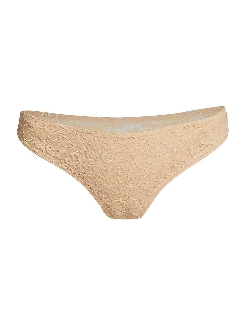 Womens Stretch Lace Thong Product Image