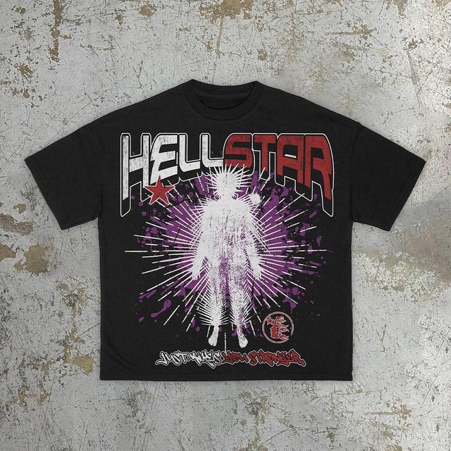 Vintage Hellstar Casual Cotton T-Shirt Product Image