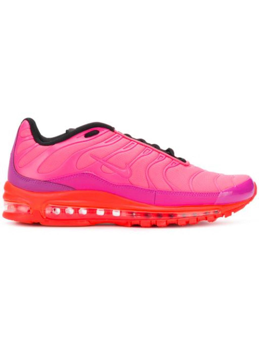 Men's Air Max 97/plus Casual Shoes, Pink/red Product Image