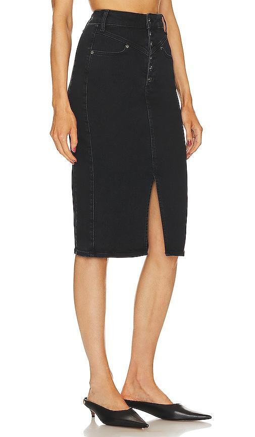 Veronica Beard Herron Denim Midi Skirt Size 6. Product Image