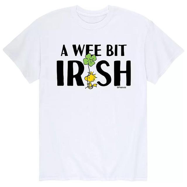 Mens Peanuts Woodstock St. Patricks Day A Wee Bit Irish Tee Product Image