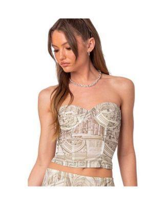 Women's Lionne printed corset top Product Image