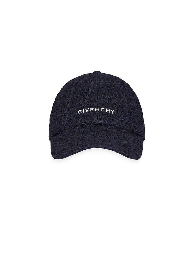 Womens Embroidered Cap in Tweed Product Image