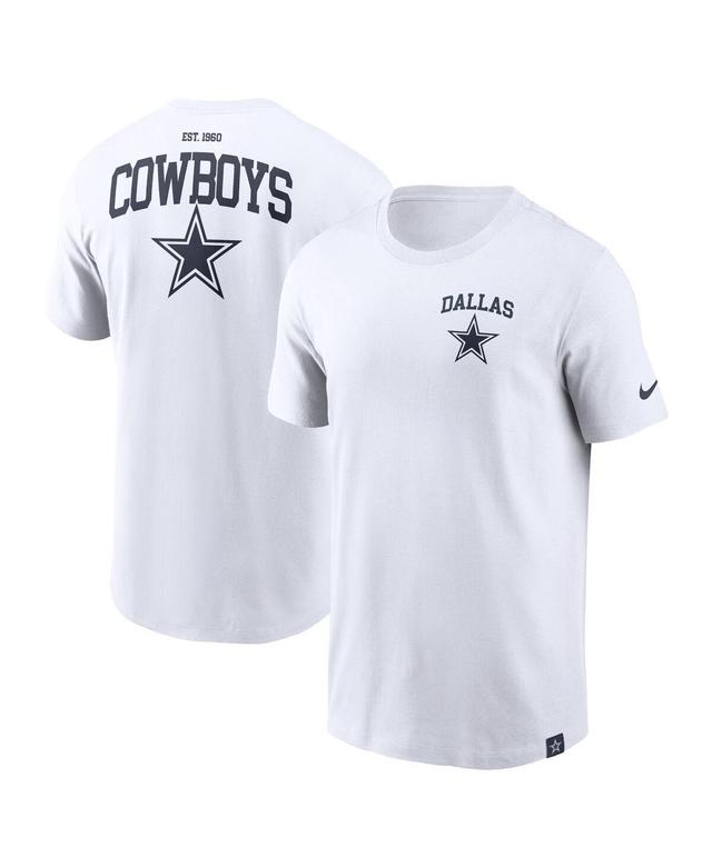 Nike Mens Cream Dallas Cowboys Blitz Essential T-Shirt Product Image